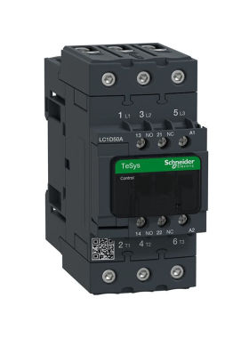 施耐德TeSysD系列三极交流接触器50AAC220V50/60HzLC1XD50AM7C