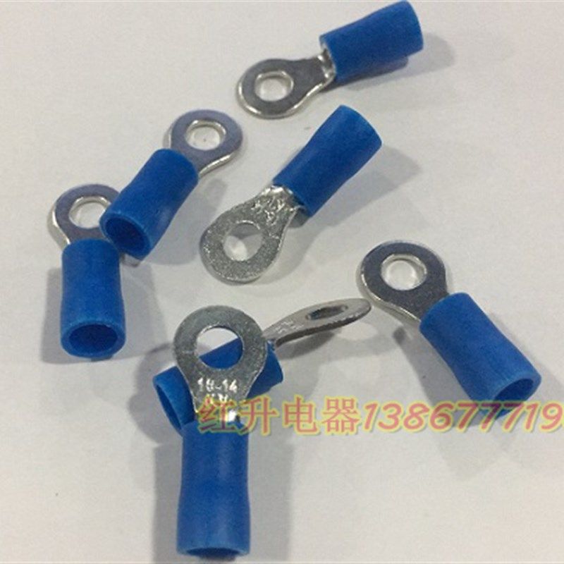 RV2-4M加长加宽圆形n预绝缘端头  500只/包紫铜国标 0.8厚KV16-14