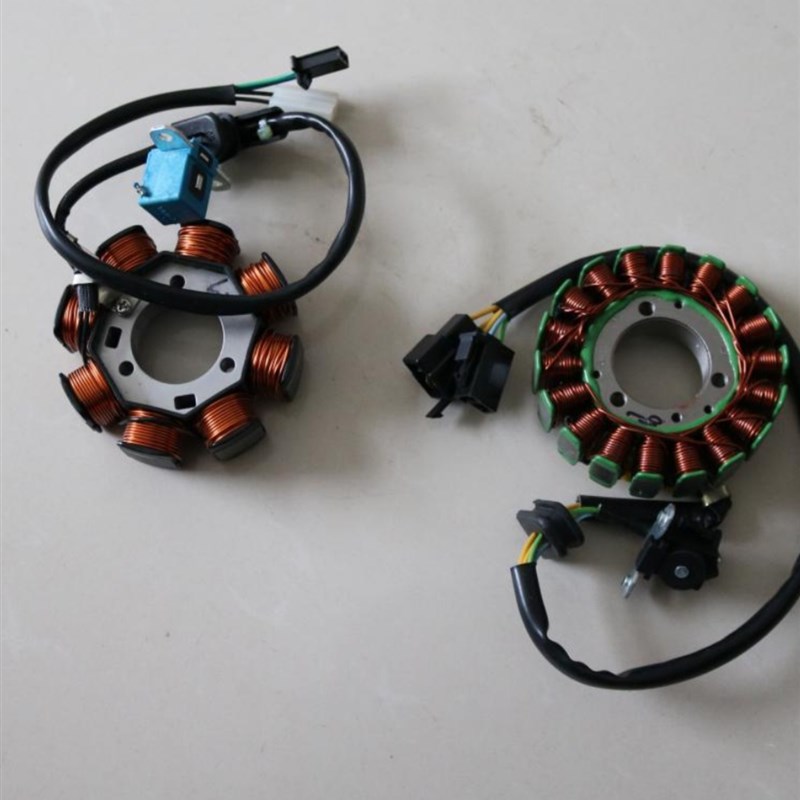 适用铃木电喷睿彩QS125T-4磁电w机定子QS125T-4B发电低压线圈UM12