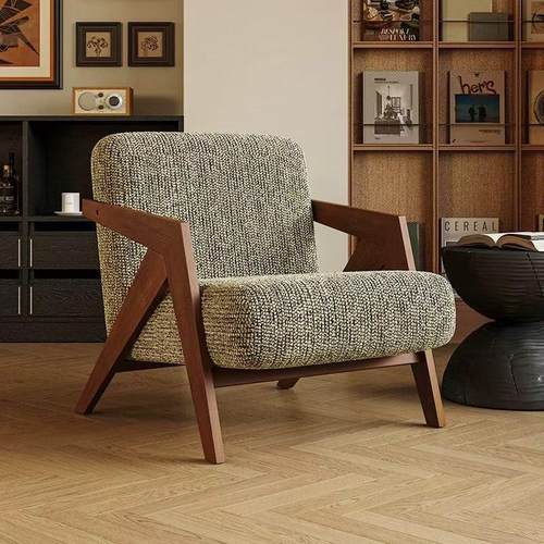 法式复古实木理查德沙发椅