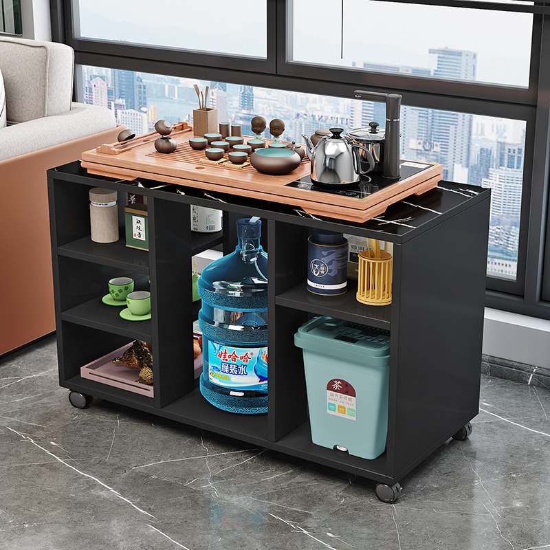 可移动茶水柜茶几功夫茶桌茶水台茶车纯净水桶柜沙发边几茶水架