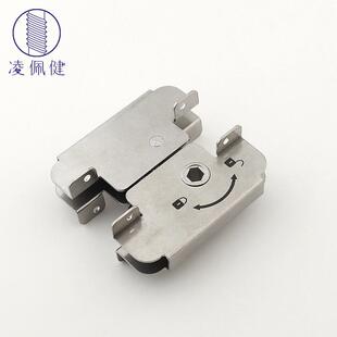 不锈钢简易机械门锁花园栅栏锁过道木门移门转轴锁机械设备门锁