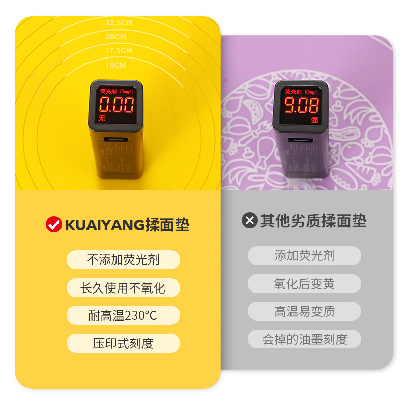 硅胶揉面垫加厚食品级烘焙擀面垫面板家用和面垫塑料案板和面