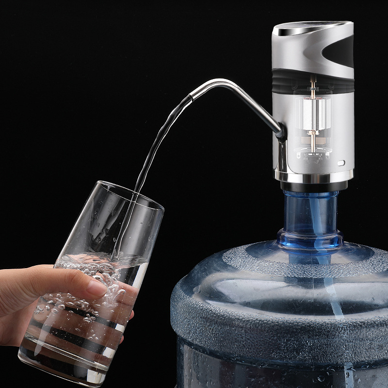 桶装水矿泉水压水器家用办公室自动上水器充电智能触控电动抽水器