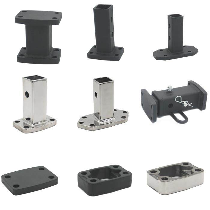 欣川流氓钩方口转虎头钩支架拖车钩接口虎头钩接口带球虎头钩接口