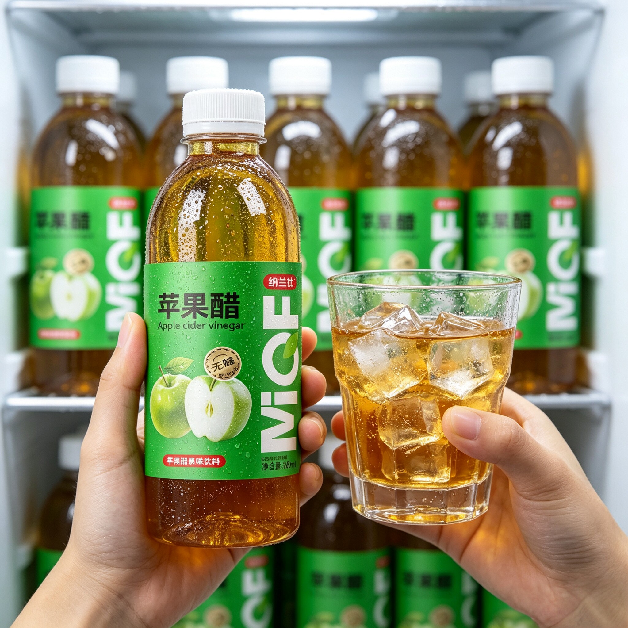 【买一送一】特价推荐冲量促销苹果醋饮料整箱特价360ml*6/24瓶装