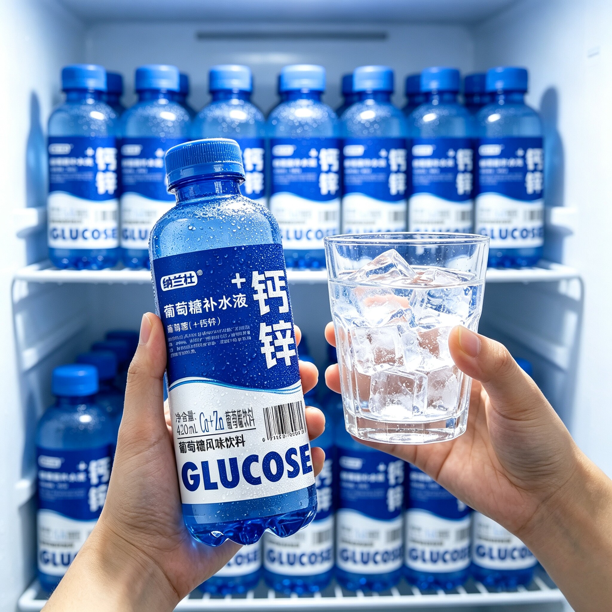 【批发价】葡萄糖补水液420ml*12/24瓶葡萄糖补水液出汗运动饮品