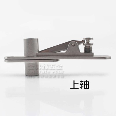 90度定位转轴木k门暗藏自动回位合页天地铰链旋转轴偏轴门五金配