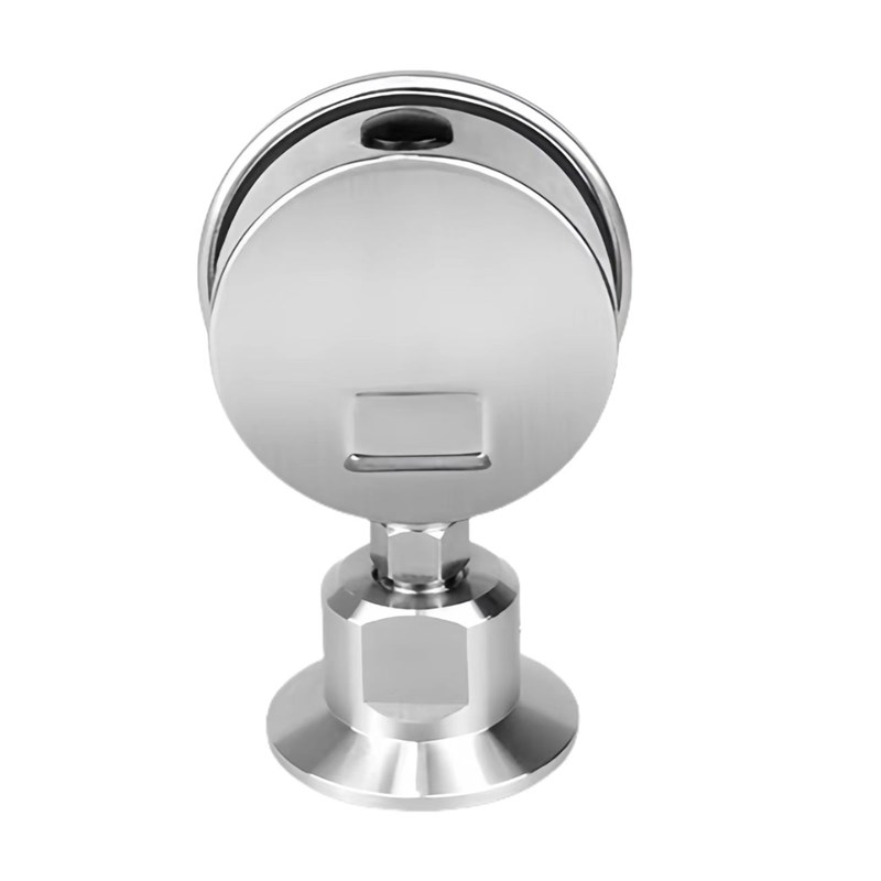 中优创仪 快装卡盘50.5MM卫生型2D205双相不锈钢压力表 海水淡化