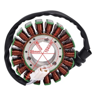 适用铃木GSXR600小R中R750 19摩托车磁Q电机定子发电机点火线