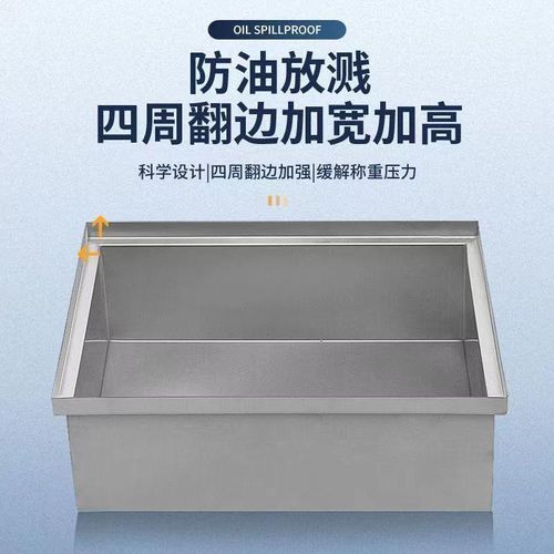 防溅油不锈钢油炸锅摆摊内锅不锈钢炸H锅商用燃气炸串薯条锅液化