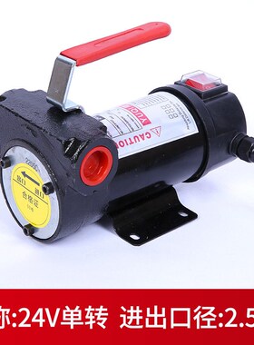 电动抽油泵1g2V柴油大功率自吸正反转手提式直流加油泵