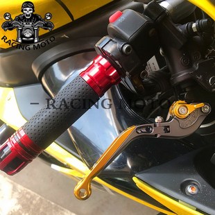 雅马哈迅鹰d125配件JOG悦动RS100ZY巧格刹车手柄牛角手把改装