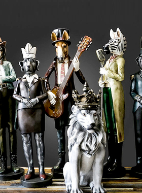 极速美式动物雕塑迎宾酒店酒吧KTV商场商铺大厅过道Y大型大号落地