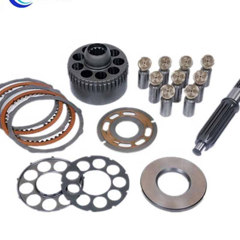 川崎回转泵M2X120配油盘柱y塞回程板斜盘缸体配件华南液压维修中