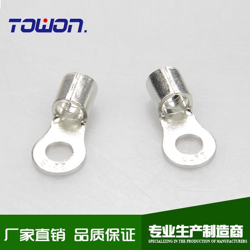 供应直销优质RNB2-3圆形裸端子 环形铜M线耳 冷压端子 铜鼻子