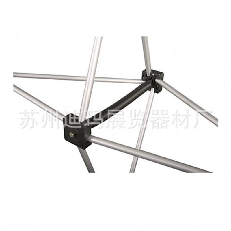 直型弧形3x3 4x3铝合金拉网展示架I 弹簧拉网展架会议背景网架