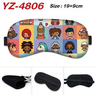 托卡生活世界周边眼罩男女卡通可爱遮光眼罩立体透气休息睡觉眼罩