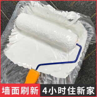 涂料白色白墙漆内墙自刷白乳胶漆室内家用油漆修补墙面小桶 刷墙