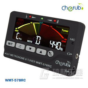 小天使Cherub WMT-578RC萨克斯长笛等管乐调音器彩屏校音节拍器