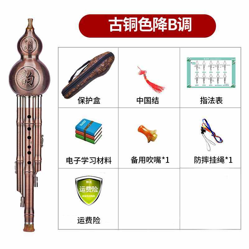 速发新品防摔耐用型葫芦丝儿童小学生初学c调成人自学降b调专业演