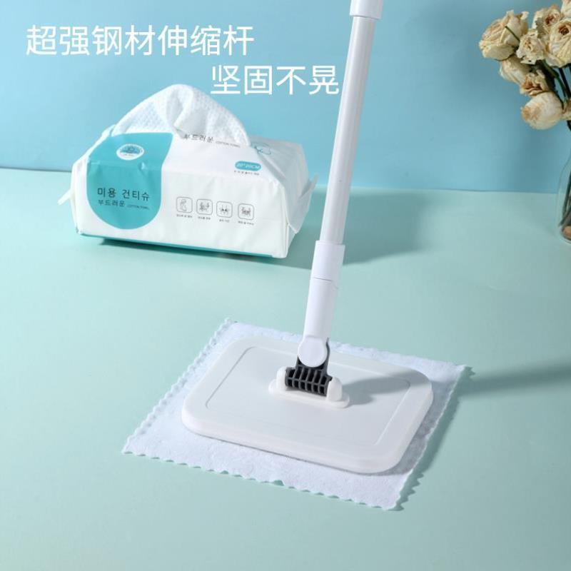 合易洗脸巾拖把免手洗一次性棉巾拖布懒人免洗平板拖把拖地神器