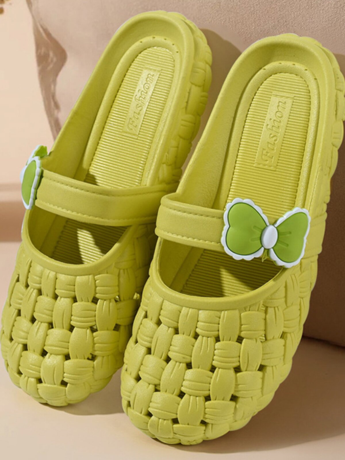 包头拖鞋女夏软底韩版居家用室内外穿透气防滑平底凉鞋塑料洞洞鞋