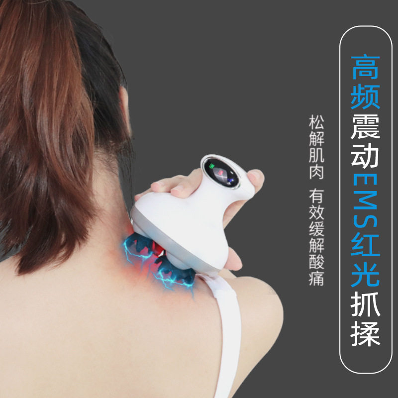欧美头部按摩器抓头揉捏头皮