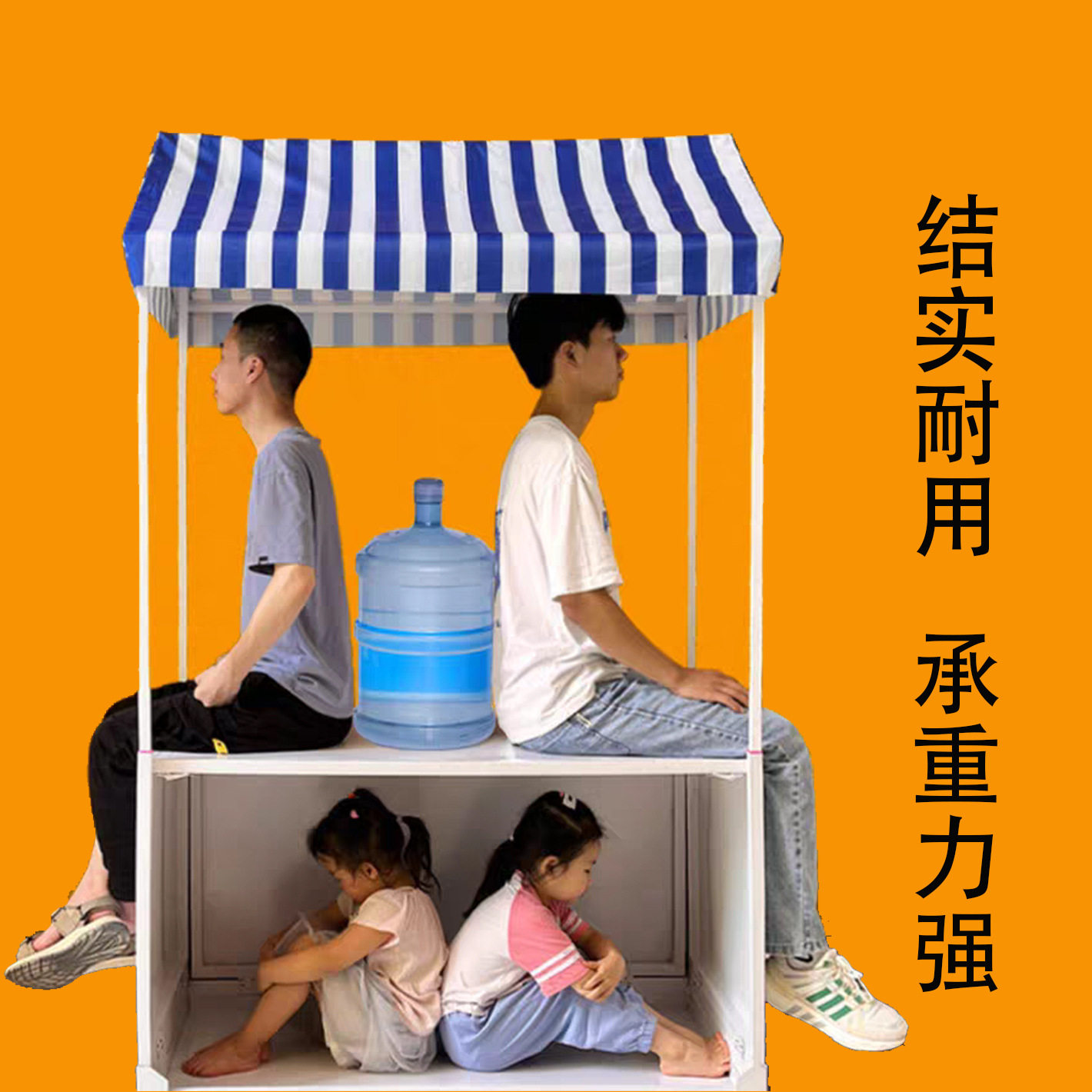 摆摊小推车夜市美食节流动小吃餐车商用景区户外促销车集市摊位架
