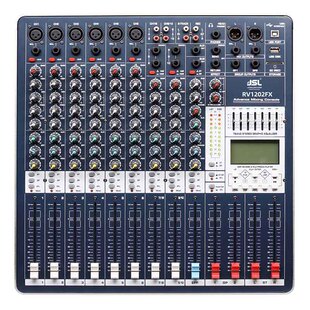 RV1202FX专业10路数字调音台带2编组KTV舞台演出音响音频效果