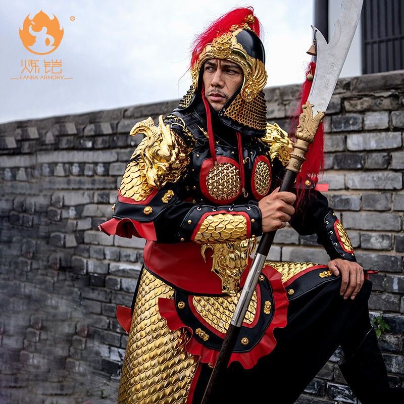 大明战龙/战魂全套中国甲胄龙鳞铠甲盔甲影视道具服装分体演出