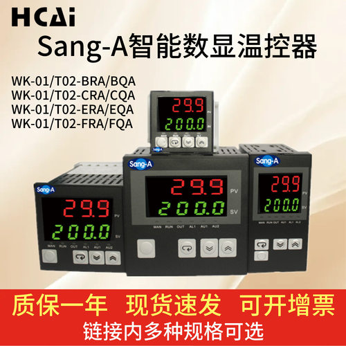 WK-01/T02 RA/QA智能数显温控器SSR电压继电器输出控制交流220V
