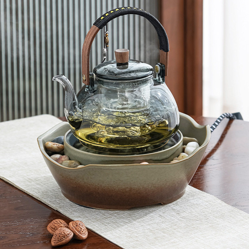 弘一围炉煮茶一套烤茶烤红薯日式电陶炉室内家用茶壶煮茶器煮茶炉