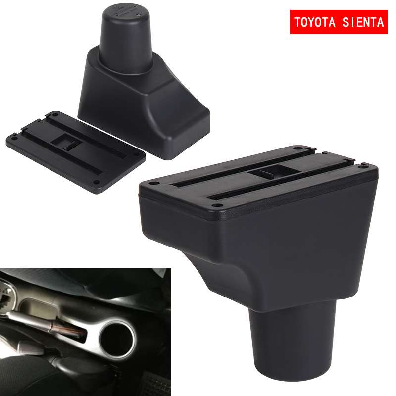 适用于TOYOTASIENTA扶手箱 丰田Sienta汽车配件改装储物盒armrest