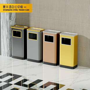 热销超市吸烟亭内立式不锈钢灭烟柱简易烟蒂柱烟灰收纳桶