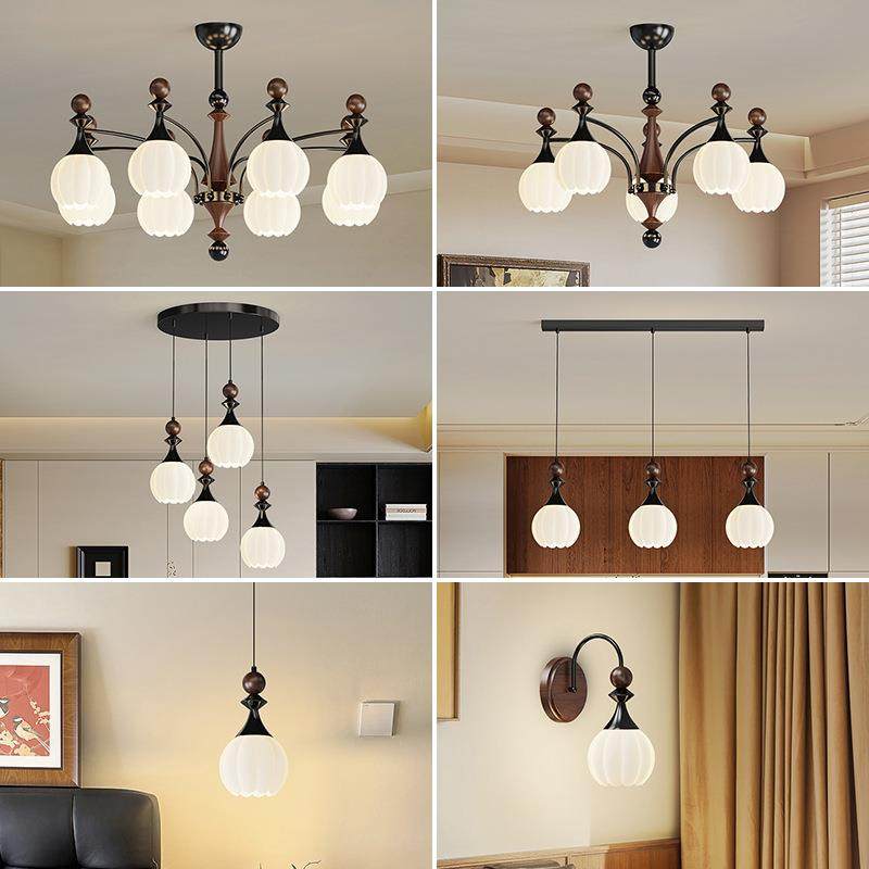 法式中古风客厅吊灯现代简约高级感大厅主灯饰2025新款胡桃木灯具,婴童用品,其它婴童用品,淘宝优惠券,粉丝福利购,淘宝优惠卷