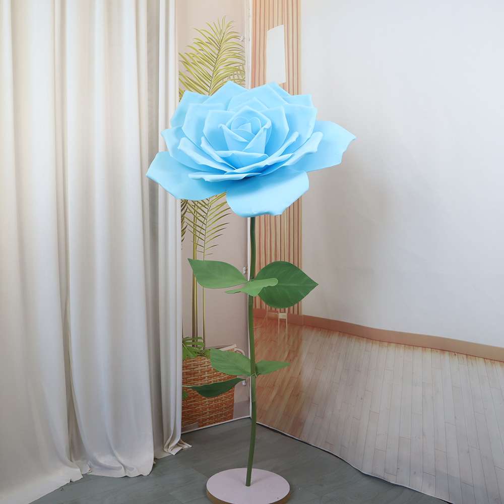 大型仿真玫瑰花婚庆装饰景区树木装饰网红打卡道具泡沫花套装