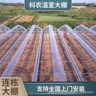 温室单体大棚连栋连体观光栽培大棚骨架外遮阳保温整棚设计一站式