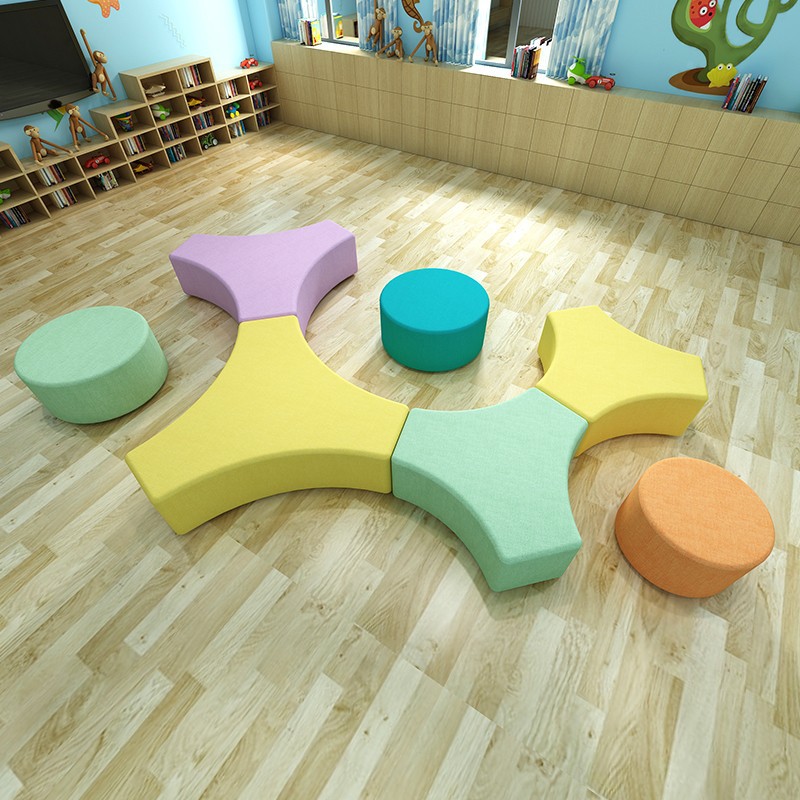 幼儿园早教中心艺术培训班大厅休息区家长等候室创意个性异形沙发