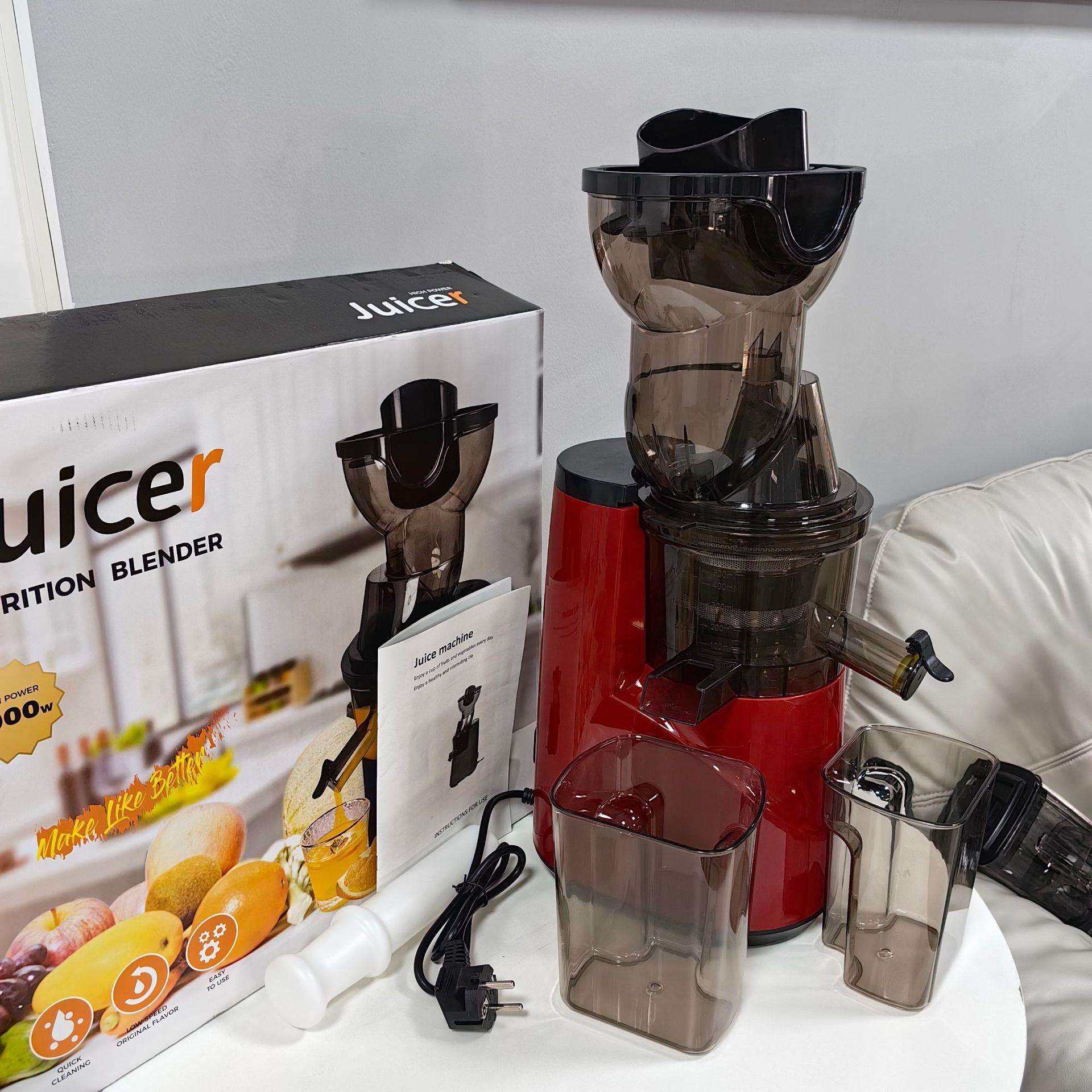 大口径原汁机家用多功能渣汁分离全自动榨汁机鲜榨果汁机出口