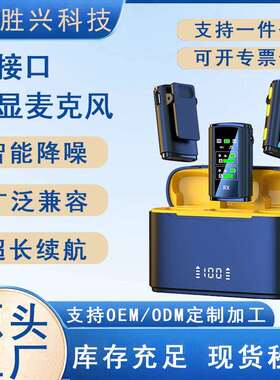 sx28直播无线领夹麦带屏显可插卡高清收音麦J28智能降噪拍短视频