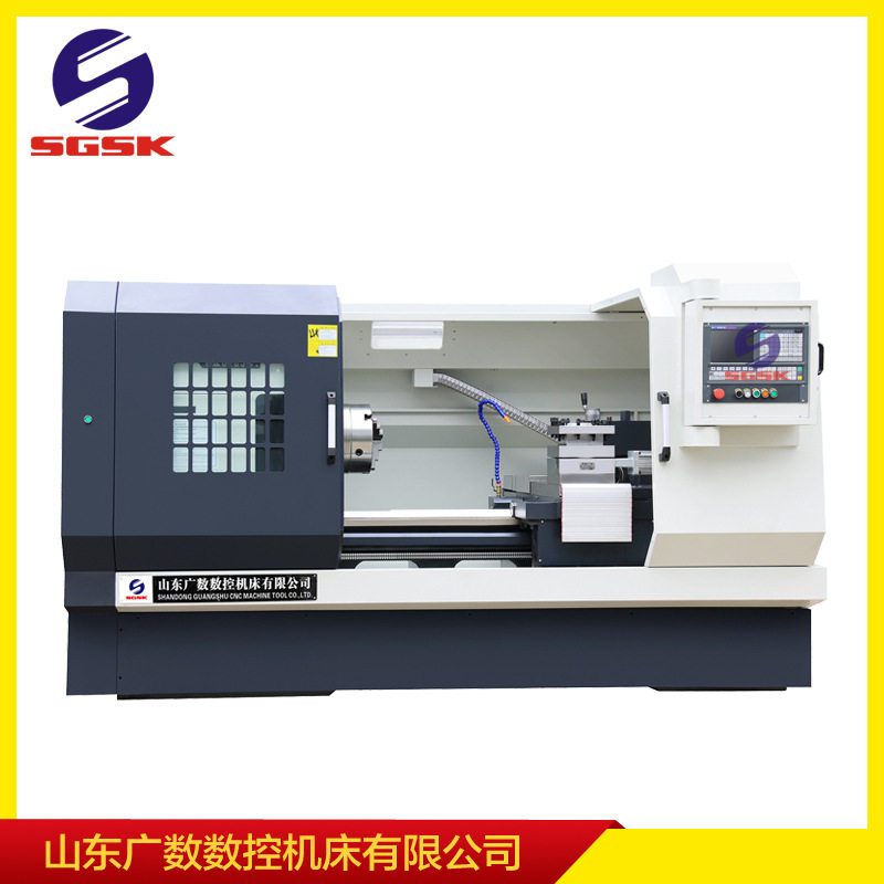 卧式数控车床CAK6150V 整体床身大孔径卧式数控车床选配双卡盘