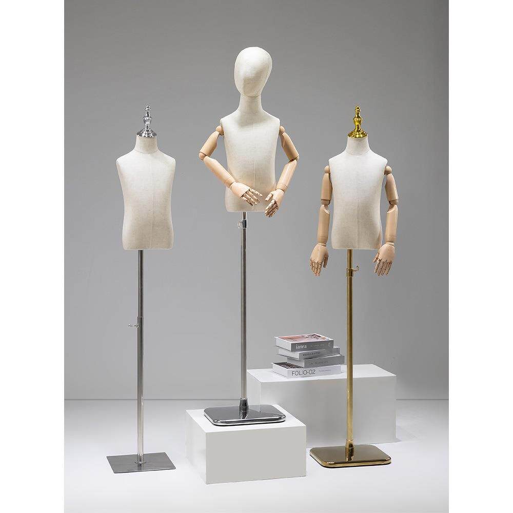 儿童模特道具人形半身模特男女中小童衣服儿童服装模特展示架全身