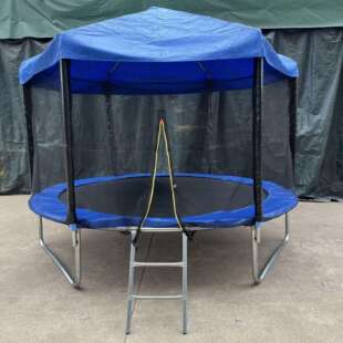 蹦蹦床遮阳棚户外雨棚弹跳床蹦床配件遮雨棚跳跳床顶棚防水室外