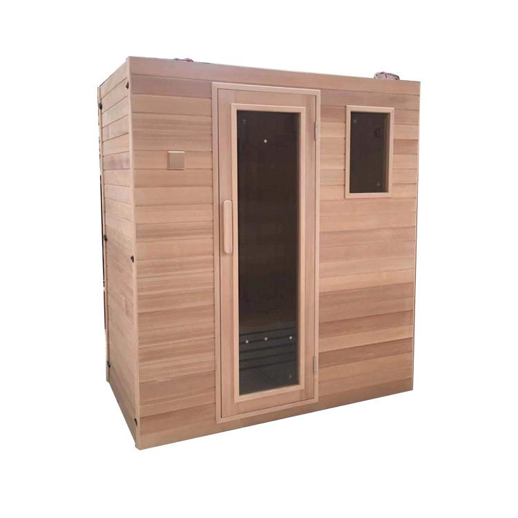 别墅家用3人桑拿房铁杉木干蒸房便捷式汗蒸房桑拿房sauna rooms