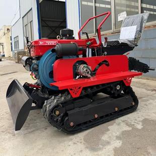 出口25/35马力农田管理机履带旋耕机水旱两用耕地设备