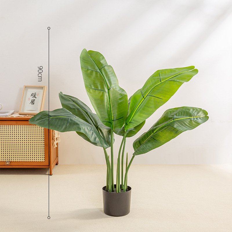 热销仿真旅人蕉盆栽 室内客厅家居装饰大型假绿植旅人蕉落地摆件,家居饰品,仿真植物盆景,淘宝优惠券,粉丝福利购,淘宝优惠卷