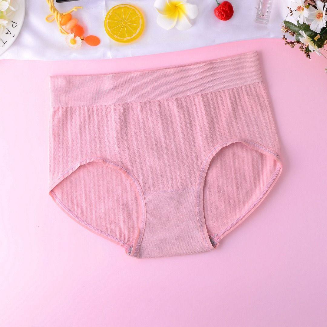 外贸螺纹无缝石墨烯纯莫代尔棉大码女士内裤纯精梳棉女士三角裤,女士内衣/男士内衣/家居服,女三角裤,淘宝优惠券,粉丝福利购,淘宝优惠卷