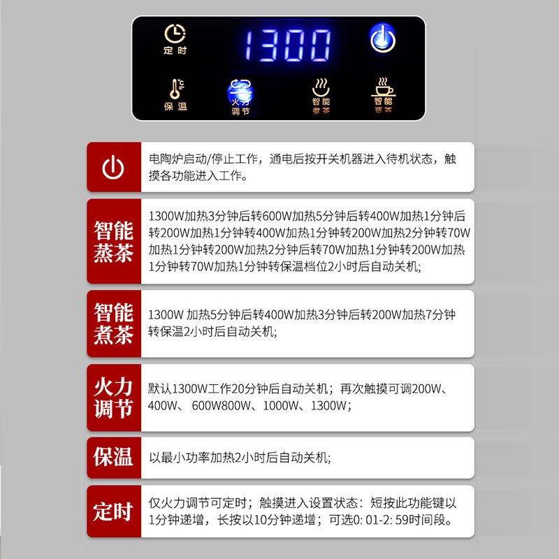 110V伏电陶炉多功能电茶炉玻璃壶底座迷你煮茶器美V标出口小家电