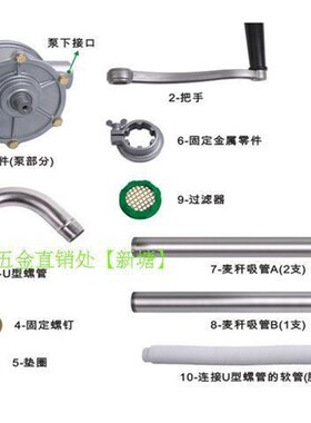 威力狮手摇油e泵 油抽 注油器 铝合金抽油泵HS25BWYB25DWYB32E